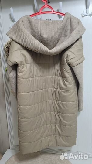 Тонкий пуховик женский 44-46