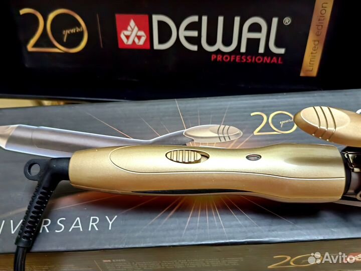 Плойка Dewal 03-2025 Gold, турмалиновая, Германия