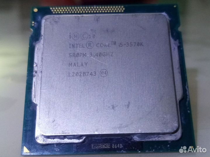 Процессор Intel core i5 3570k