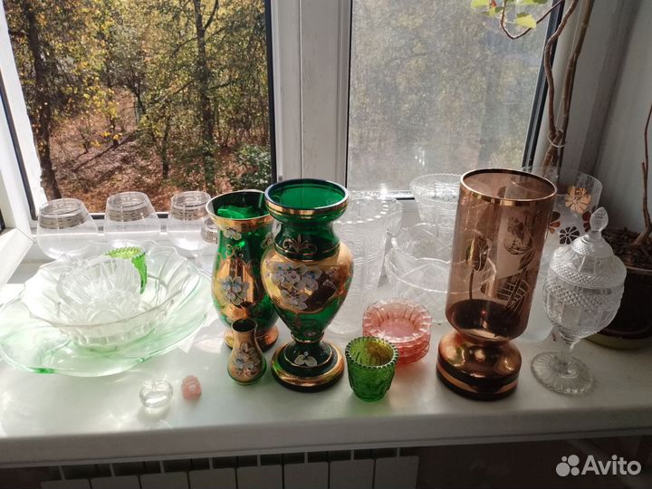 Хрусталь и стекло СССР богемия