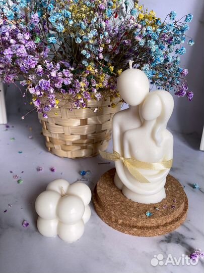 Набор формовых свечей Влюбленная пара