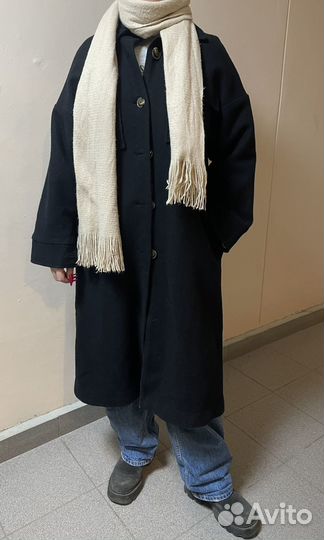 Пальто женское демисезонное 46 черное