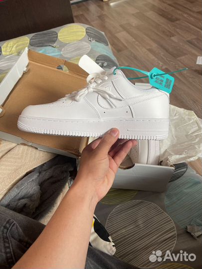 Nike air force 1 low white (poizon) оригинал