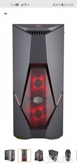 Корпус ATX Cooler Master MasterBox K500lred FAN