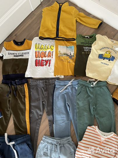 Большой пакет вещей на мальчика 110-116