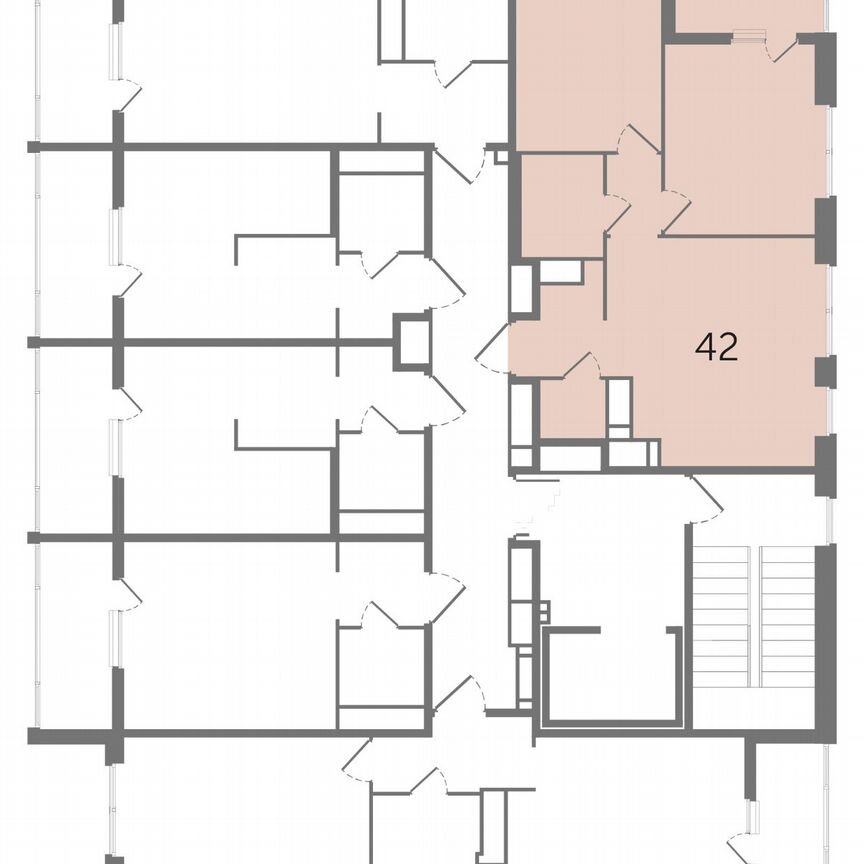 2-к. квартира, 58,8 м², 8/10 эт.