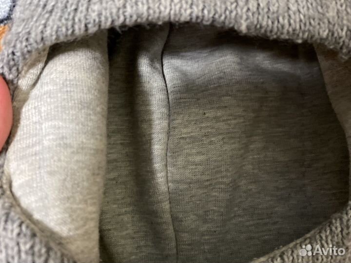 Шапка шлем зимняя