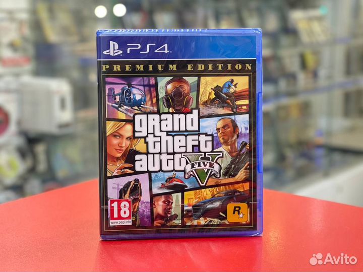 PS4 GTA 5 Premium Edition cusa-00411 (Русские субт