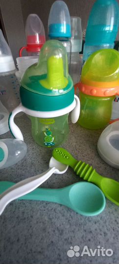 Бутылочки, поильники, ниблер, пакеты для стерил