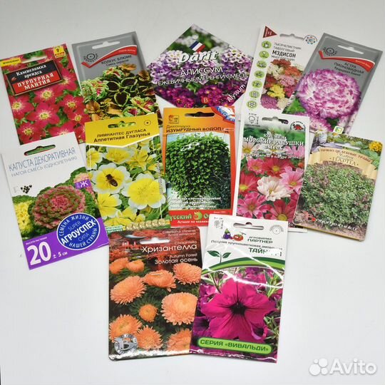 Семена цветов в ассортименте