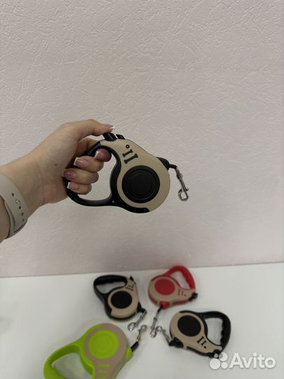 Поводок рулетка для собак 3 и 5м