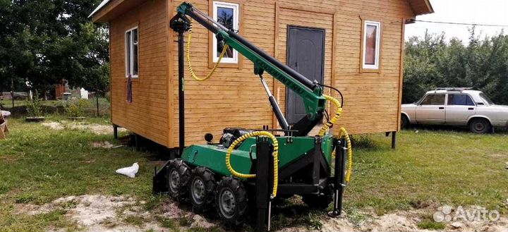 Винтовые сваи 108 2500 монтаж