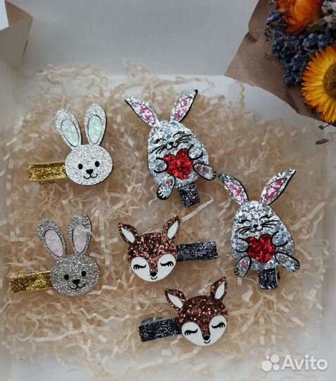 Заколки и бантики ручной работы