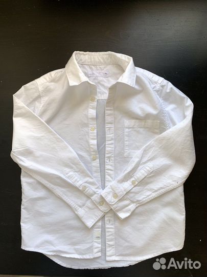 2 рубашки для мальчика 122, zara