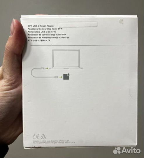 Оригинальная зарядка на macbook pro