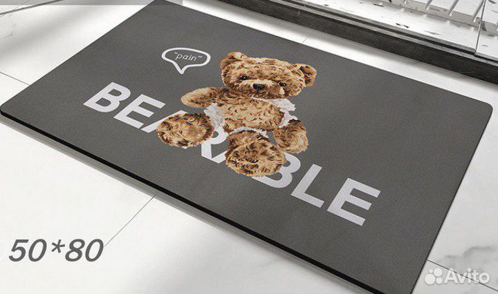 Коврик для ванной и туалета, придверный