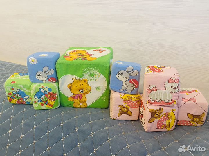 Кубики мягкие