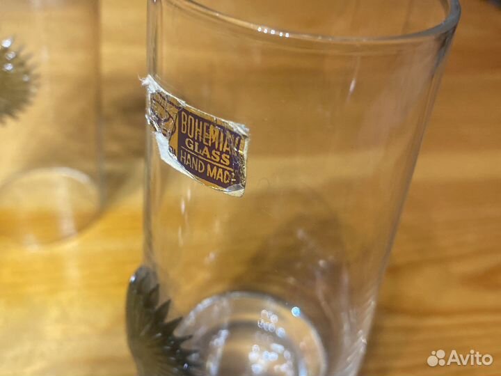 Стаканы Чехия Богемия,стопочки СССР хрусталь