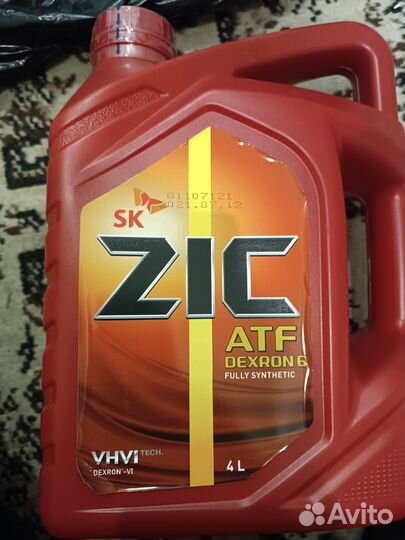Масло Zic dextron 6