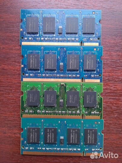 SO dimm DDR2 - по 512 Mb
