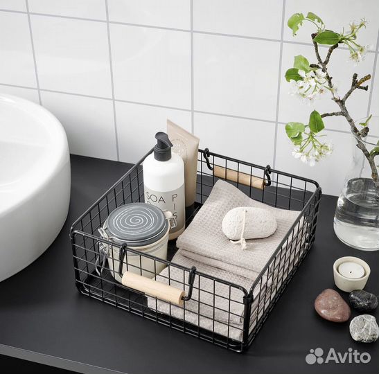 Икеа Нэтаде Проволочная корзина, 28x28x12 см