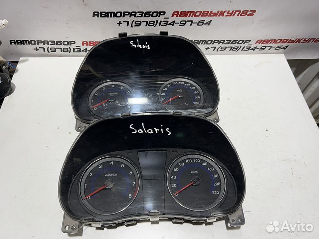 Панель приборов Hyundai Solaris 2010 2015 17 G4FC