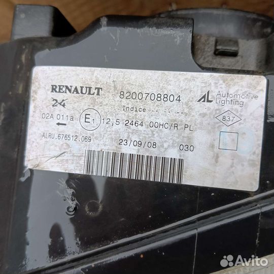 Фары на renault logan 1
