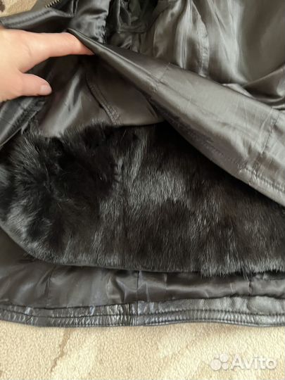 Куртка кожанная