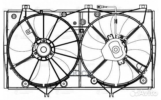 Э/вентилятор охл. для а/м Toyota Camry (XV40)