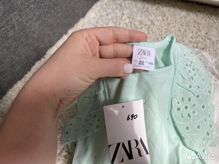 Новый летний боди zara 98 110