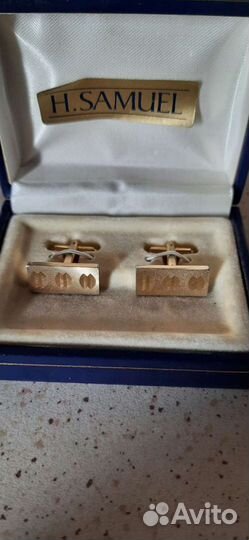 Винтажные запонки. Англия