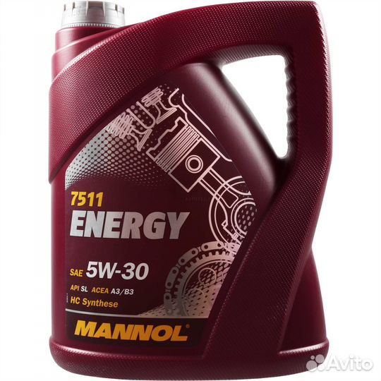 Mannol Energy 5w30 (4л) Бесплатная замена