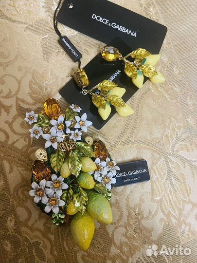 Серьги с лимонами и звездами классные