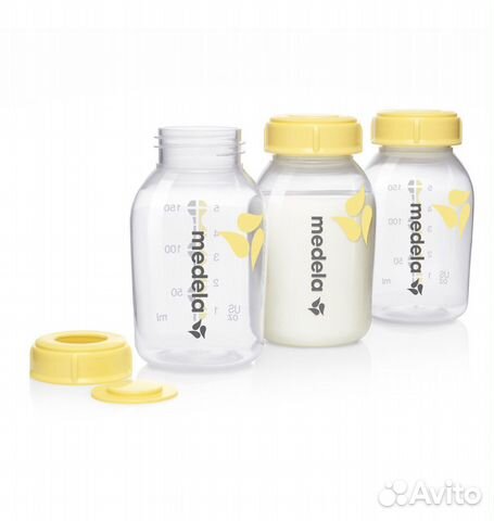 Бутылочки для хранения молока