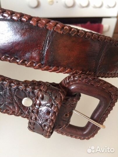 Ремень из натуральной крокодиловой кожи