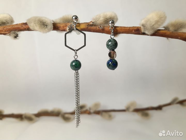 Чокер, серьги, колье, кольцо