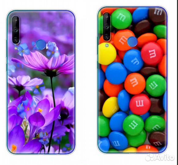 Чехол на телефон Honor 9c (2 шт -новые)