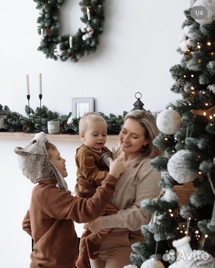 Новогодняя фотосессия с одеждой и макияжем