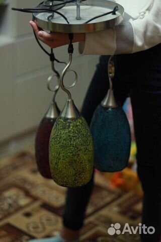 Продам бу люстру потолочную