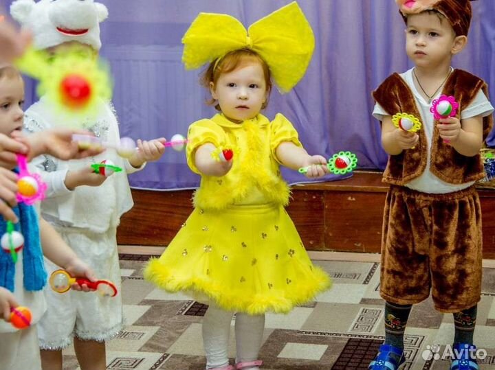 Новогодний костюм для девочки от 1-3года