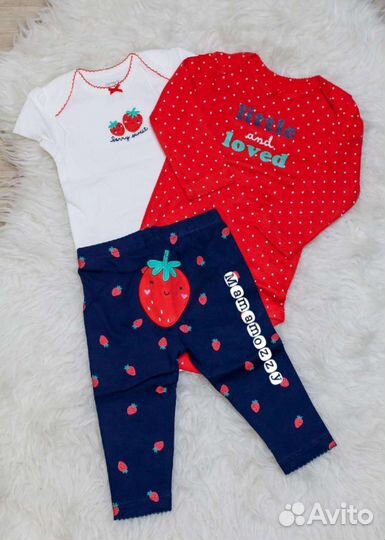 Новый летний комплект Carters 3m,6m,9m,12m