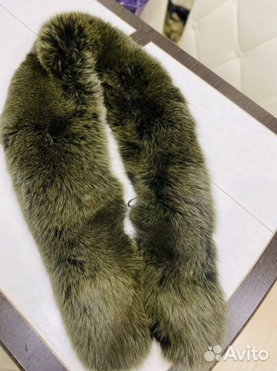 Меховой воротник песец