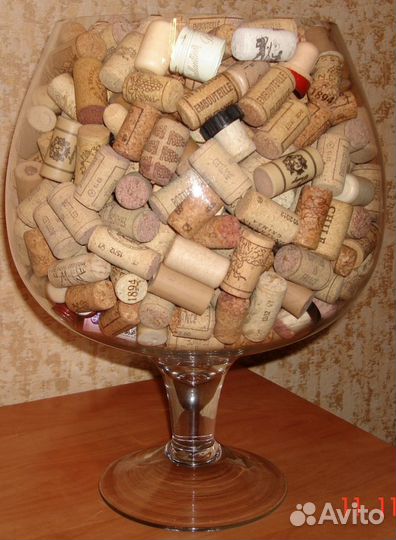 Коллекция пробок с большим бокалом 5 л