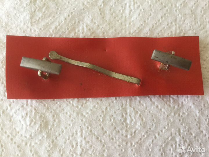 СССР Пистолеты запонки и зажим для галстука