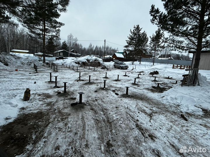 Свайный фундамент винтовые сваи