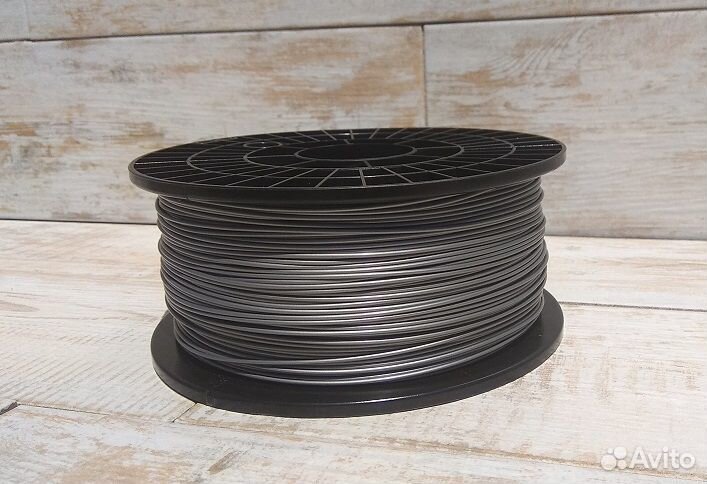 Petg Пластик для 3Д принтера серебристый 1.75мм