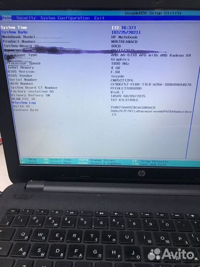 Материнская плата HP 15-af 15-ba la-c781p