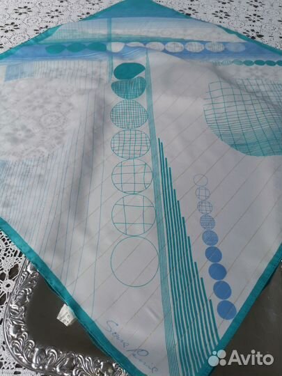 Винтажный красивый платок люрекс