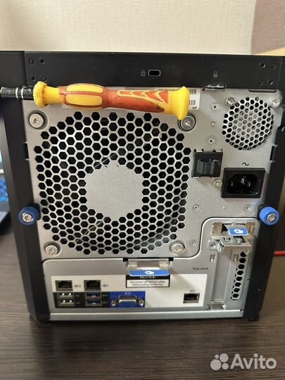 HP microserver gen8 16gb сервер