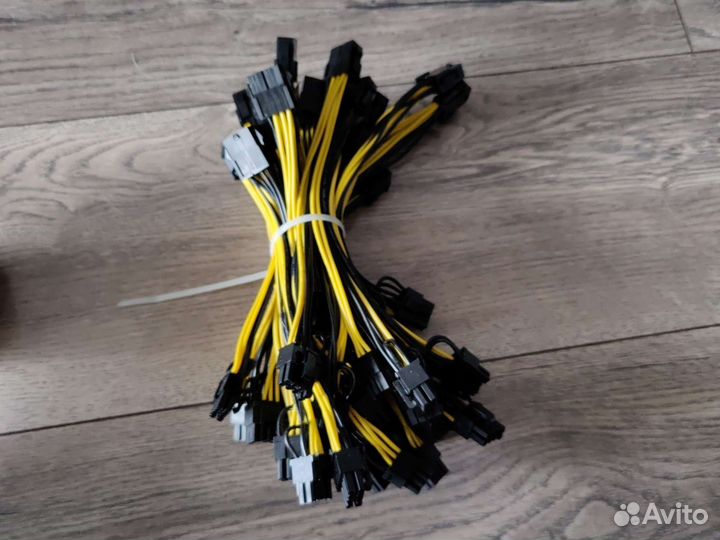 Разветвители питания pcie 8 pin на 2x8 (6+2) pin
